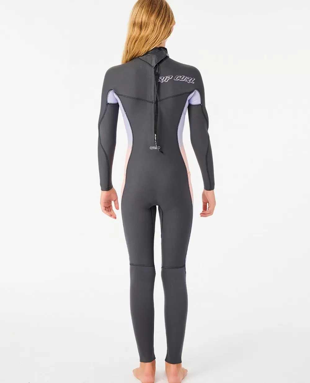 Rip Curl FATOS DEMERGULHOPARA RAPAZ | Steamers>Fato De Mergulho Júnior Dawn Patrol 3/2 Com Fecho De Correr Atrás Charcoal Grey