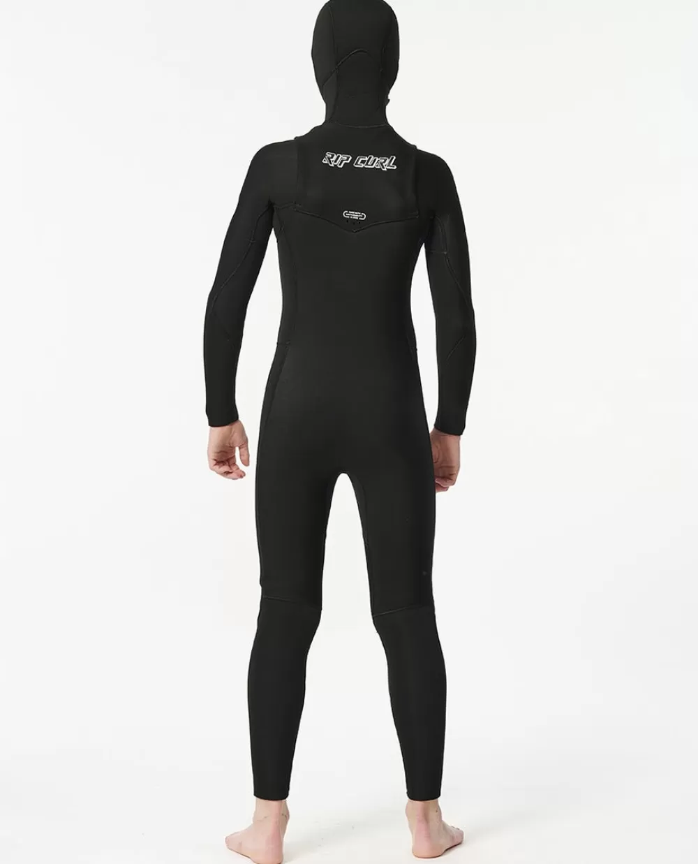 Rip Curl FATOS DEMERGULHOPARA RAPAZ | Steamers>Fato De Mergulho Júnior Dawn Patrol 5/4 Com Fecho De Correr No Peito Black