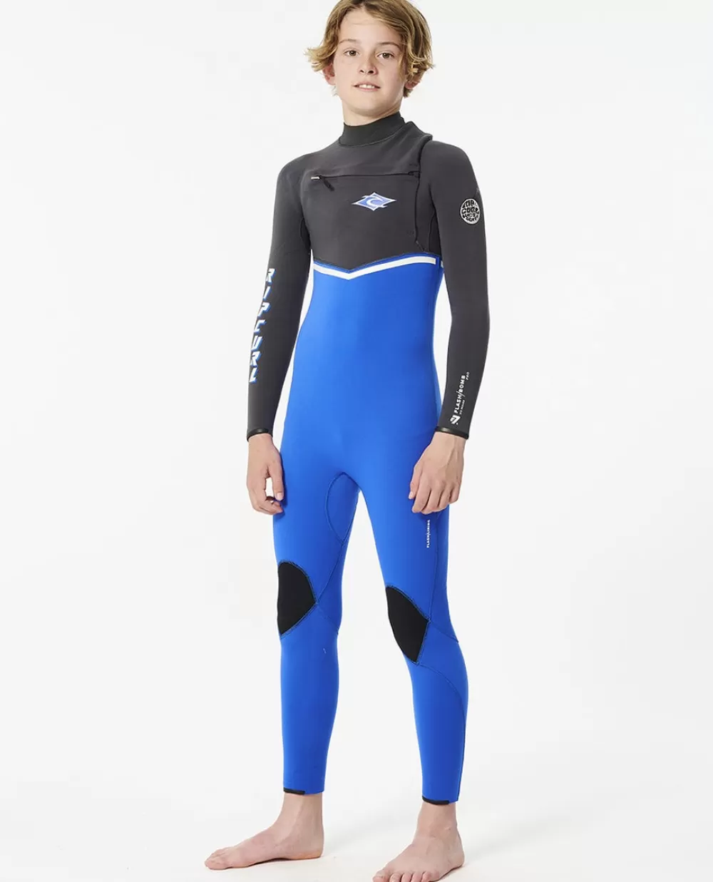 Rip Curl FATOS DEMERGULHOPARA RAPAZ | Steamers>Fato De Mergulho Júnior Flashbomb 3/2 Com Fecho De Correr No Peito