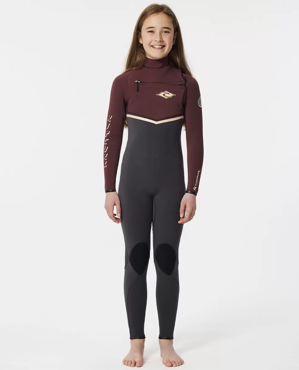 Rip Curl FATOS DEMERGULHOPARA RAPAZ | Steamers>Fato De Mergulho Júnior Flashbomb 4/3 Com Fecho De Correr No Peito