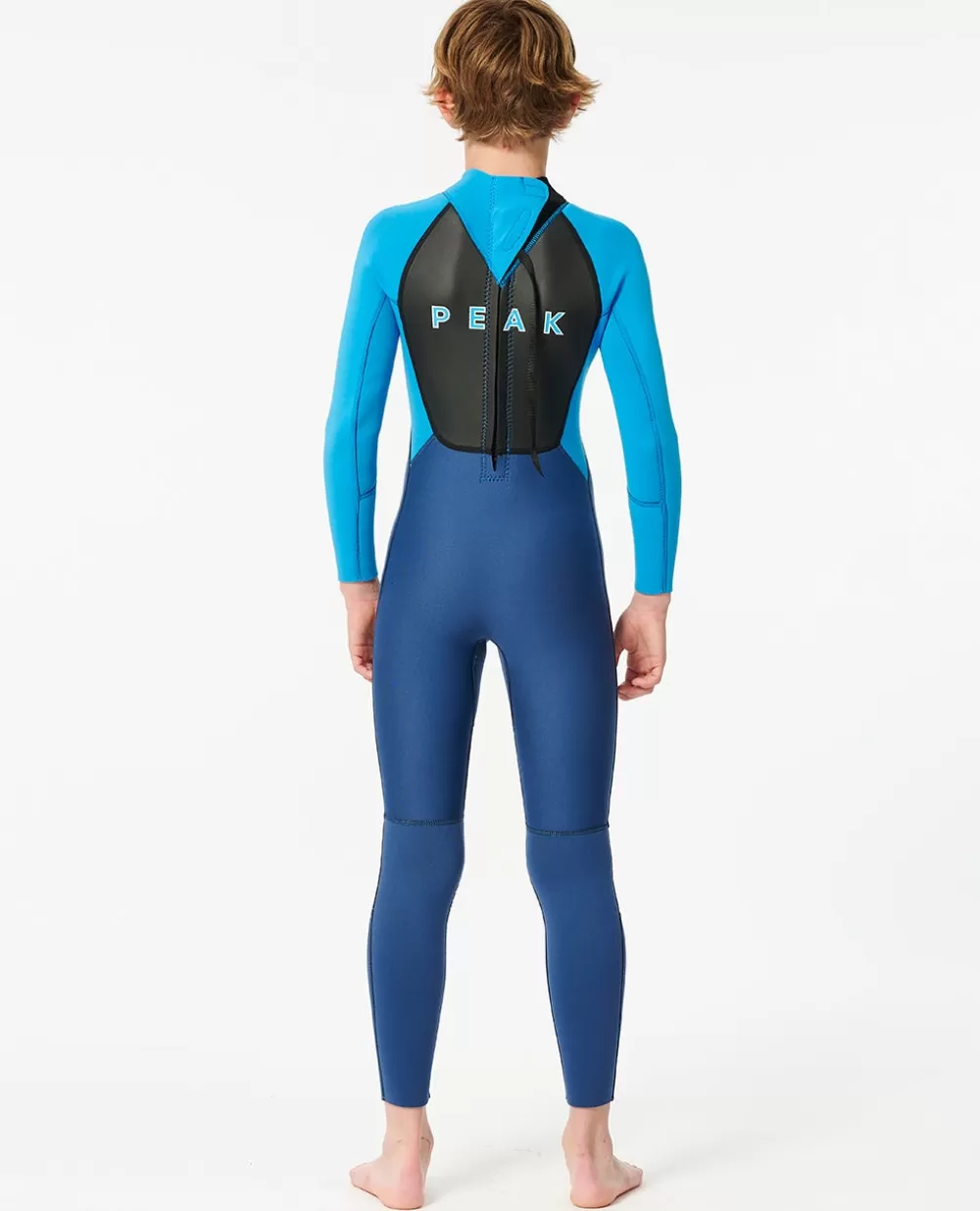 Rip Curl FATOS DEMERGULHOPARA RAPAZ | Fatos de mergulho Peak>Fato De Mergulho Júnior Peak Energy 3/2 Com Fecho De Correr Atrás Blue