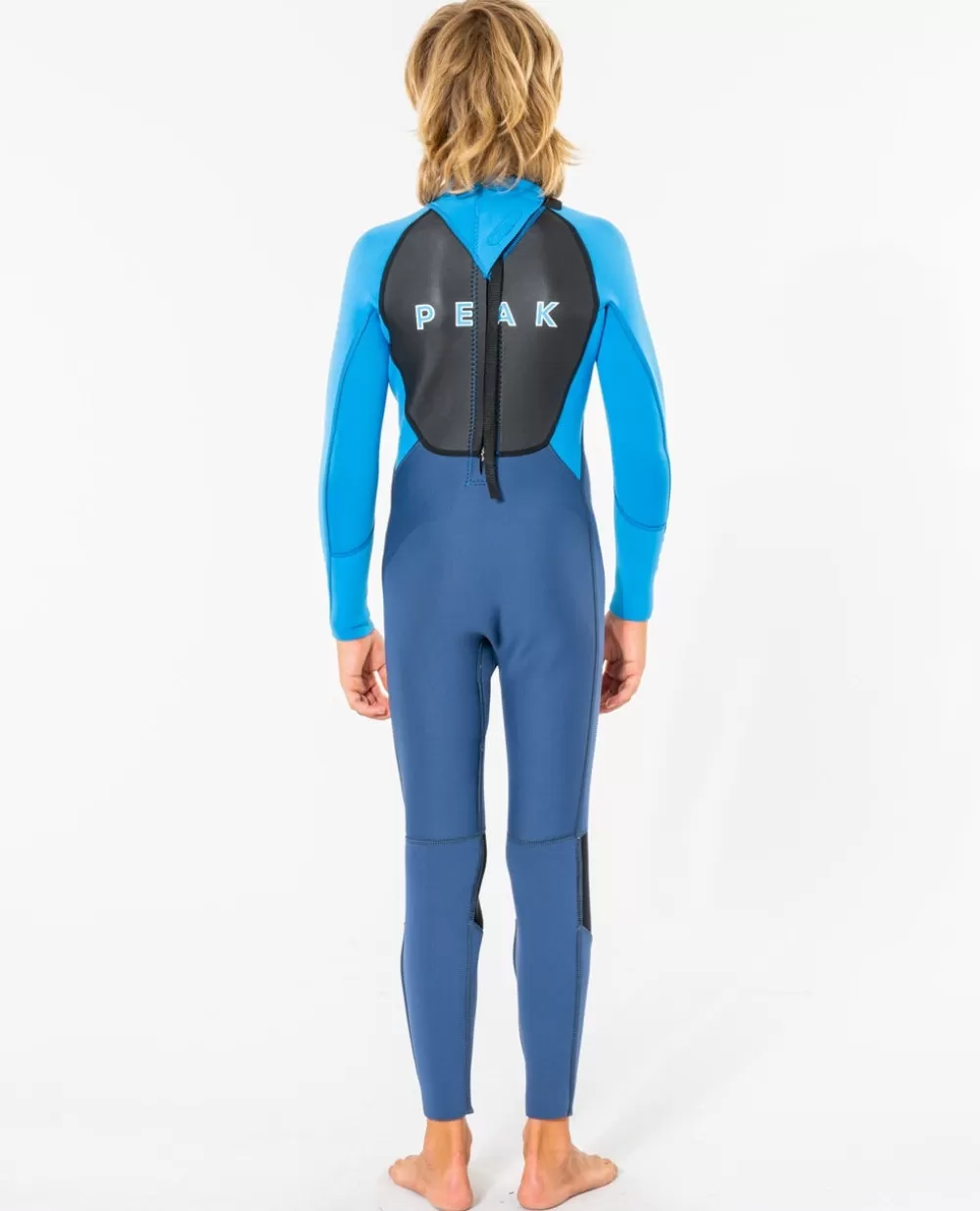 Rip Curl FATOS DEMERGULHOPARA RAPAZ | Fatos de mergulho Peak>Fato De Mergulho Júnior Peak Energy 4/3 Com Fecho De Correr Atrás Blue
