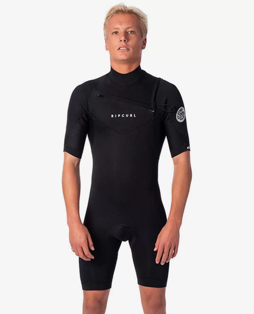 Rip Curl ROUPA DE MERGULHO | Fatos de primavera>Fato De Primavera De Manga Curta Dawn Patrol 2mm Chest Zip Black