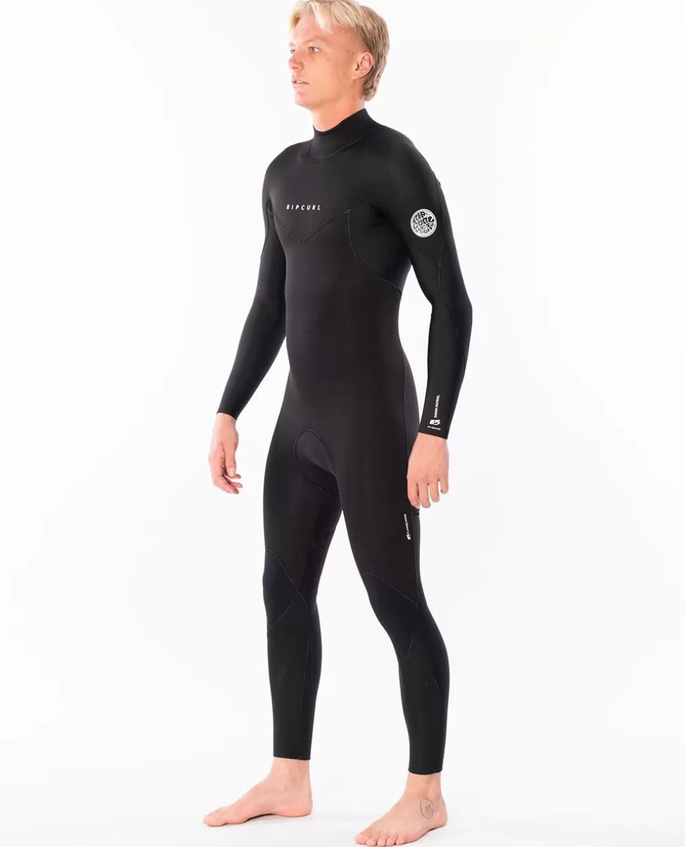 Rip Curl ROUPA DE MERGULHO | Fatos completos>Fato De Surf Dawn Patrol 3/2 Back Zip (2022) Black