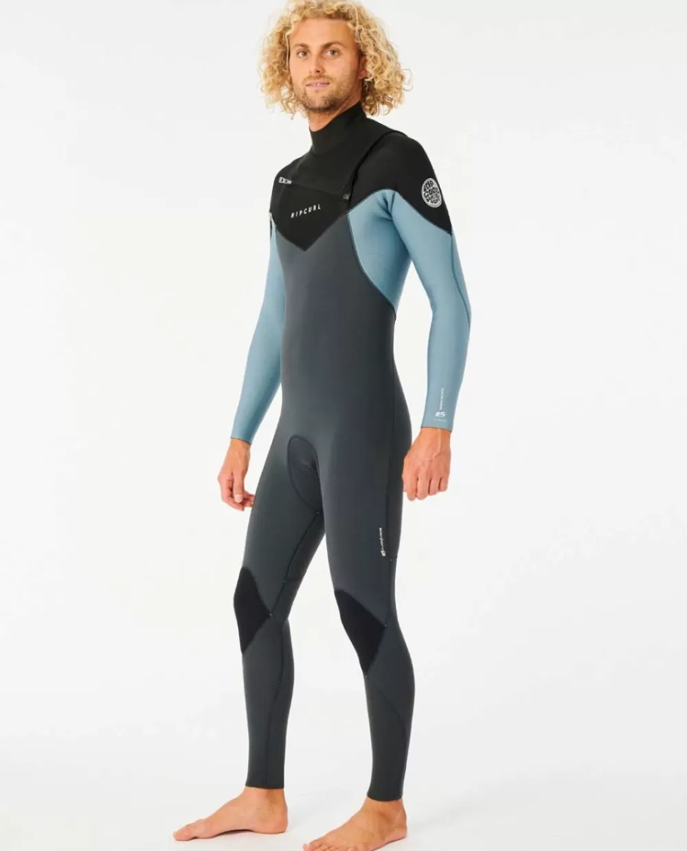 Rip Curl ROUPA DE MERGULHO | Fatos completos>Fato De Surf Dawn Patrol 3/2 Chest Zip (2022) Black