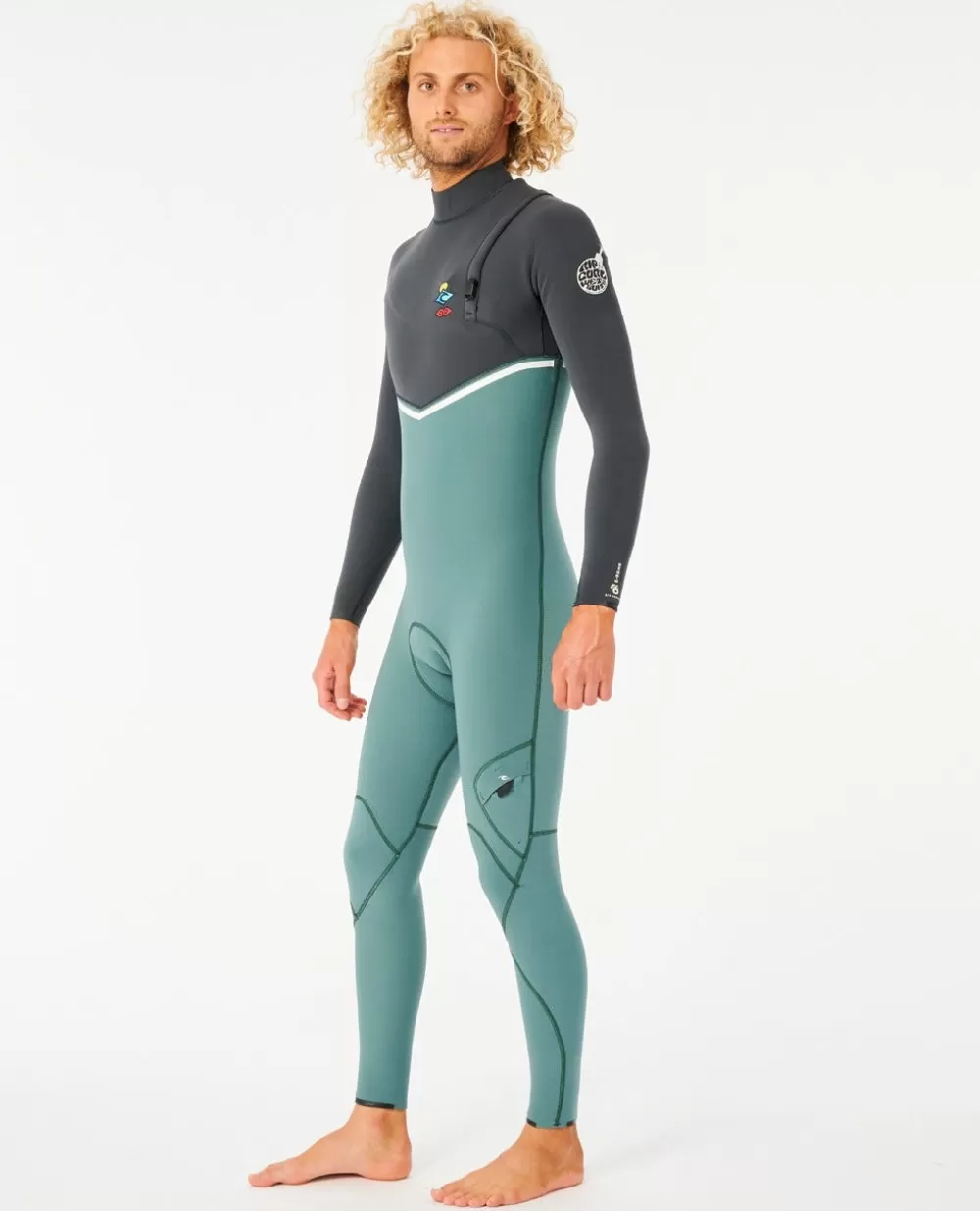 Rip Curl ROUPA DE MERGULHO | Fatos completos>Fato De Surf E Bomb 3/2 Zip Free