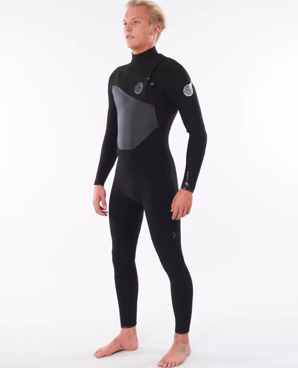 Rip Curl ROUPA DE MERGULHO | Fatos completos>Fato De Surf Flashbomb 3/2 Chest Zip (2022) Black