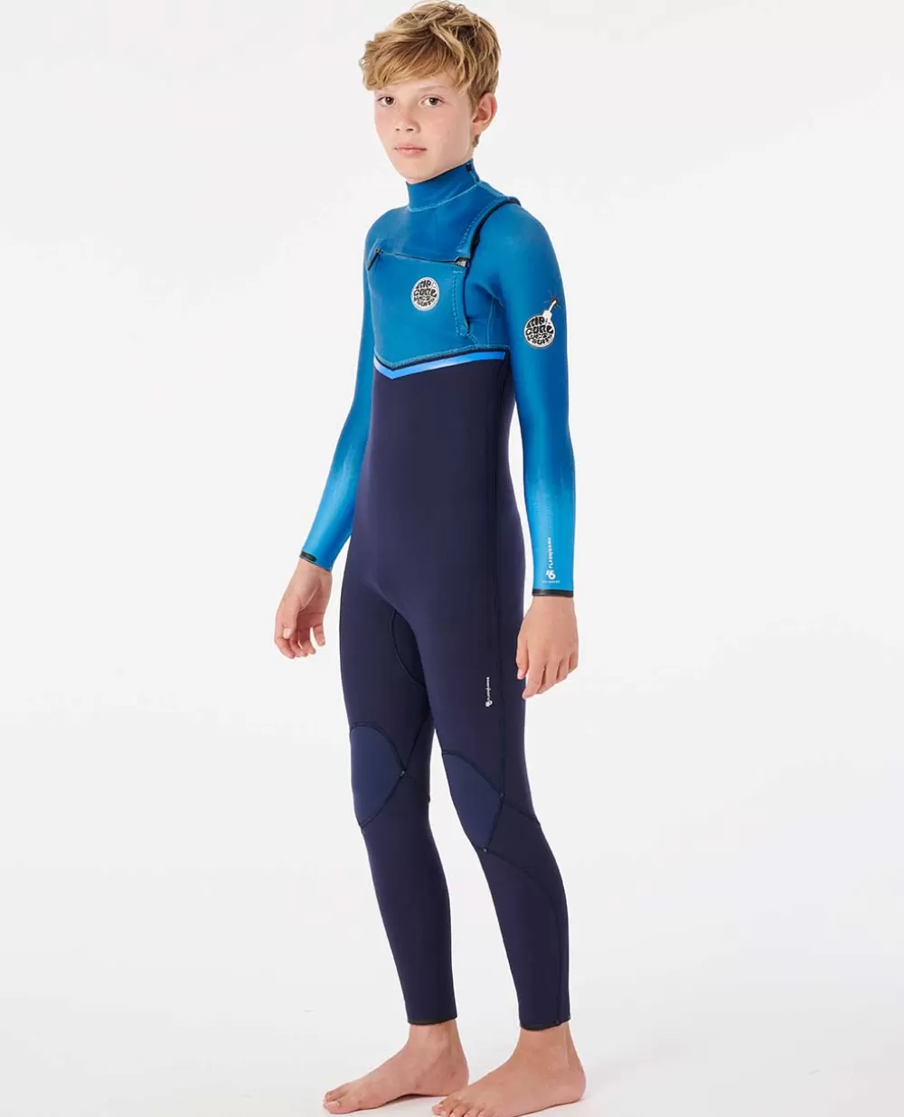 Rip Curl FATOS DEMERGULHOPARA RAPAZ | Steamers>Fato De Surf Flashbomb Junior 3/2 Com Fecho Na Frente (2022)
