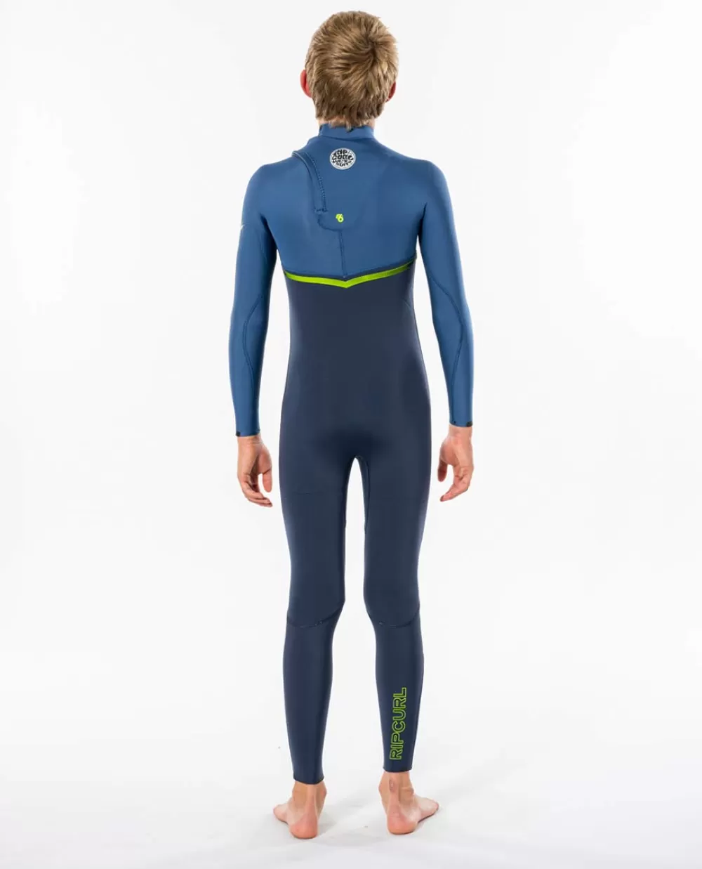 Rip Curl FATOS DEMERGULHOPARA RAPAZ | Steamers>Fato De Surf Flashbomb Junior 3/2 Com Fecho Na Frente (2022) Blue