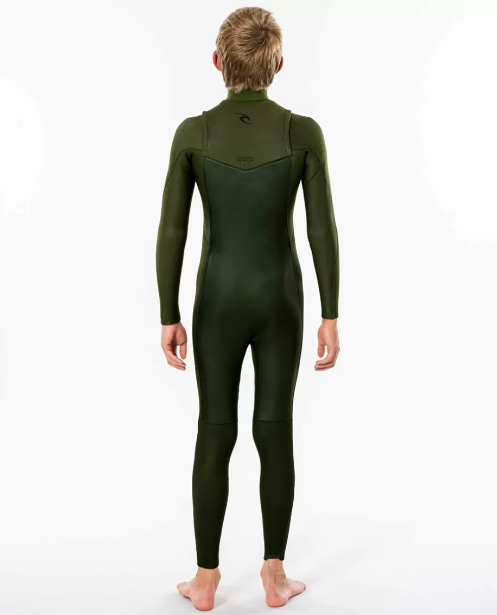 Rip Curl FATOS DEMERGULHOPARA RAPAZ | Steamers>Fato De Surf Junior Dawn Patrol 4/3 Chest Zip Green