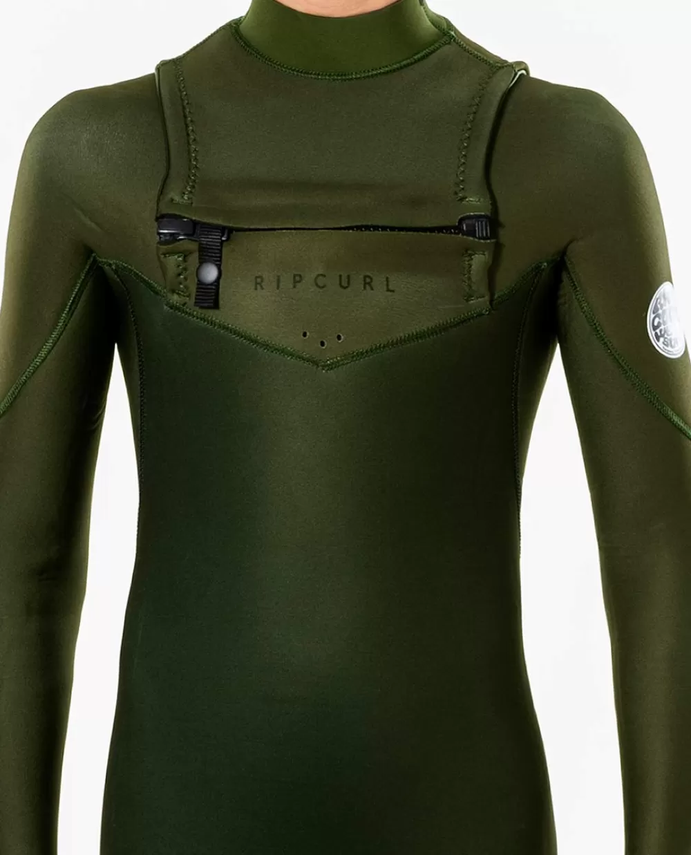 Rip Curl FATOS DEMERGULHOPARA RAPAZ | Steamers>Fato De Surf Junior Dawn Patrol 4/3 Chest Zip Green
