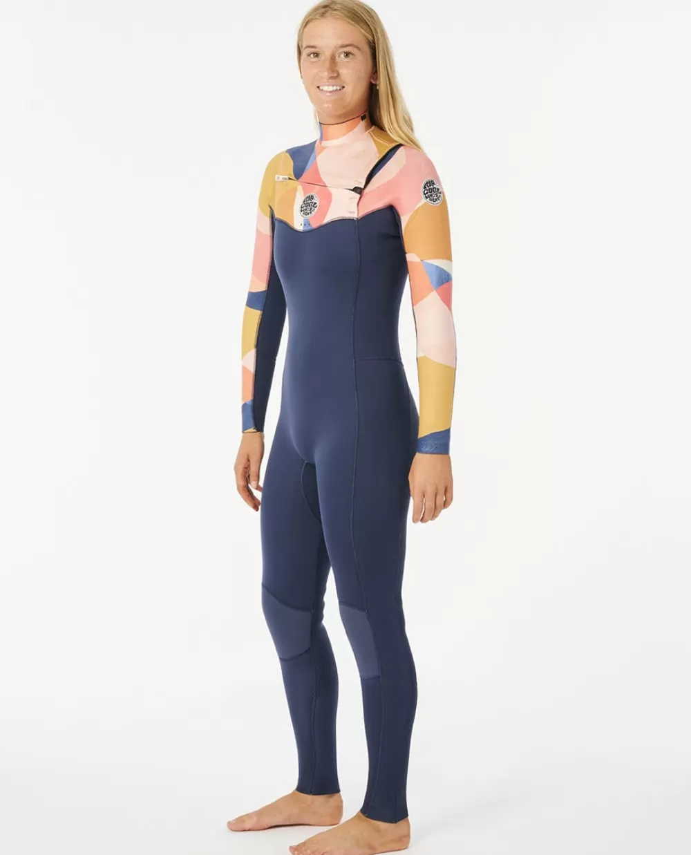 Rip Curl ROUPA DEMERGULHO | Fatos completos>Fato De Surf Women Dawn Patrol 4/3 Chest Zip (2022)