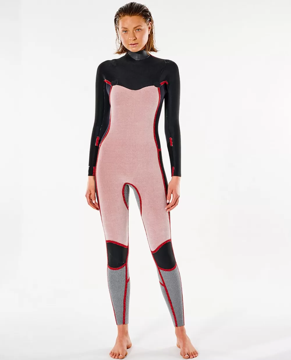 Rip Curl ROUPA DEMERGULHO | Fatos completos>Fato De Surf Women Dawn Patrol 5/3 Chest Zip (2022) Black
