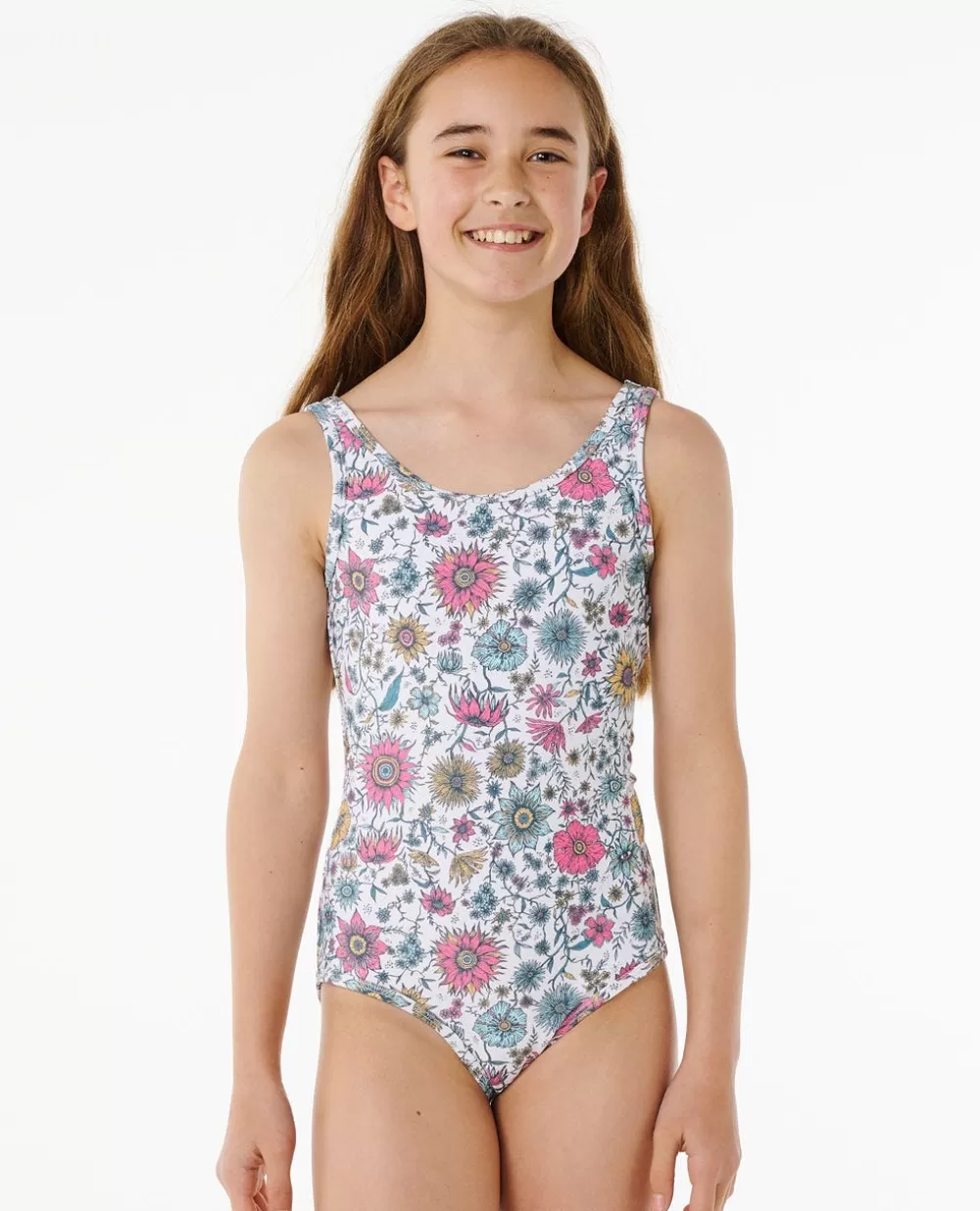 Rip Curl VESTUARIOPARARAPARIGA | Fatos de banho>Hibiscus Heat One Piece- Girls (8-14 Years) Pink