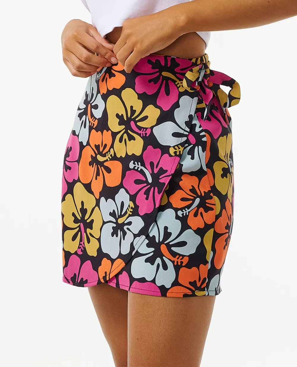 Rip Curl VESTUÁRIO | Saias>Hibiscus Heat Wrap Skirt Multico