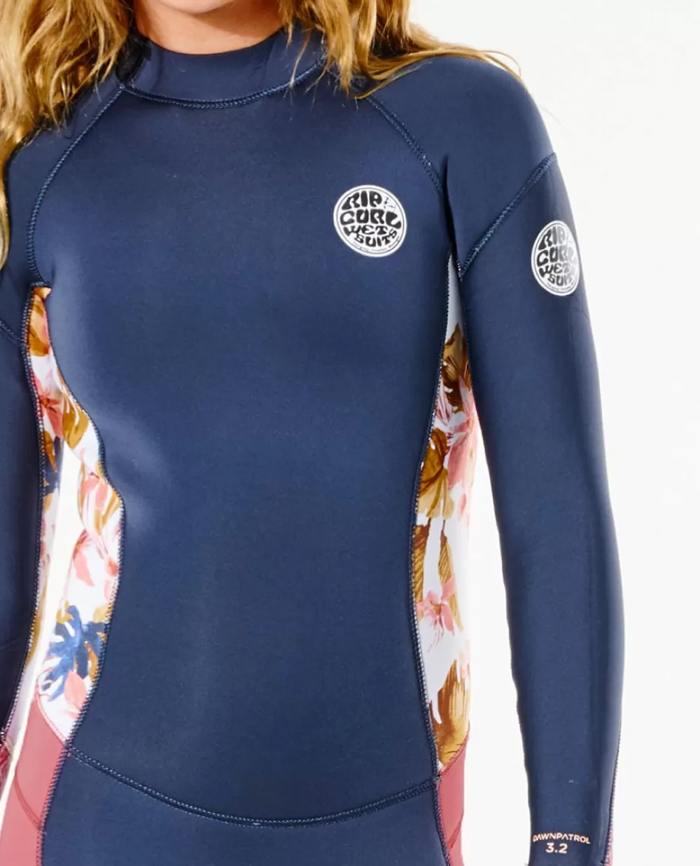 Rip Curl FATOS DEMERGULHOPARARAPARIGA | Steamers>Junior Girls' Dawn Patrol 3/2 Back Zip Wetsuit Slate Rose