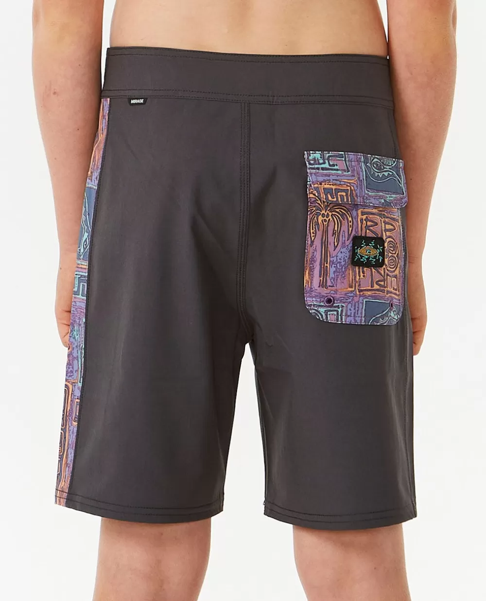 Rip Curl VESTUARIOPARA RAPAZ | Calções de banho>Lost Islands Bloco Mirage Boarshort Rapaz Washed Black