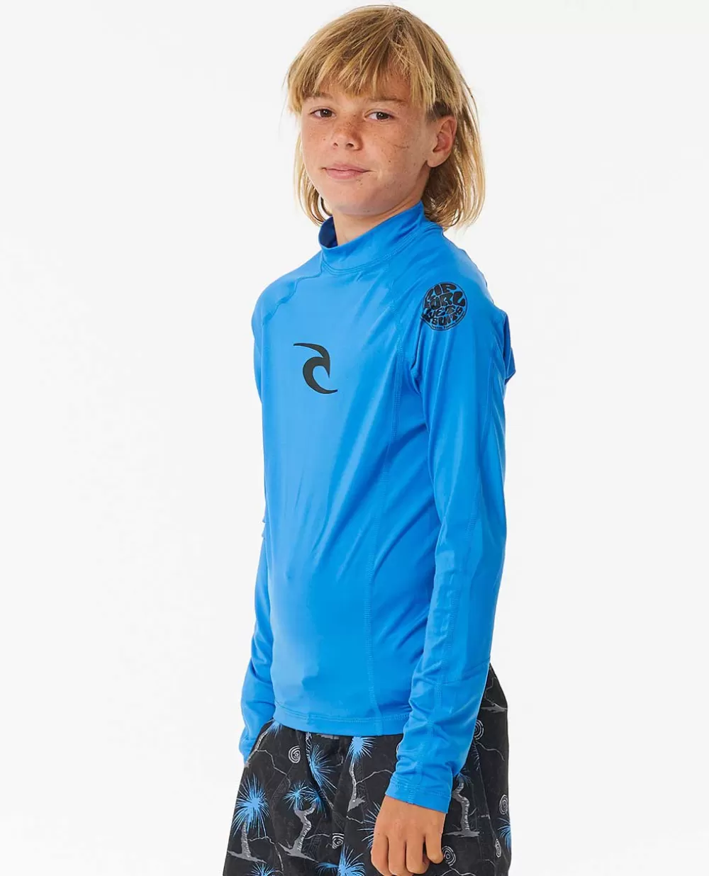 Rip Curl FATOS DEMERGULHOPARA RAPAZ | Camisolas em rash e casacos>Marca Wave UPF Manga Comprida Rash Vest Rapaz