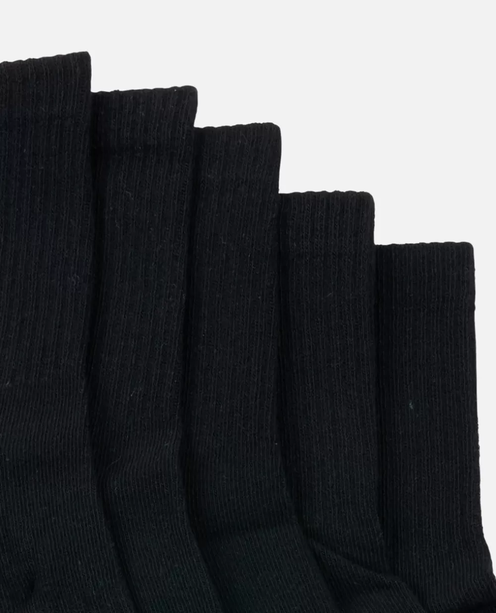 Rip Curl VESTUARIOPARA RAPAZ | Acessórios>Meia Corp Crew Pack De 5 Para Rapaz Black
