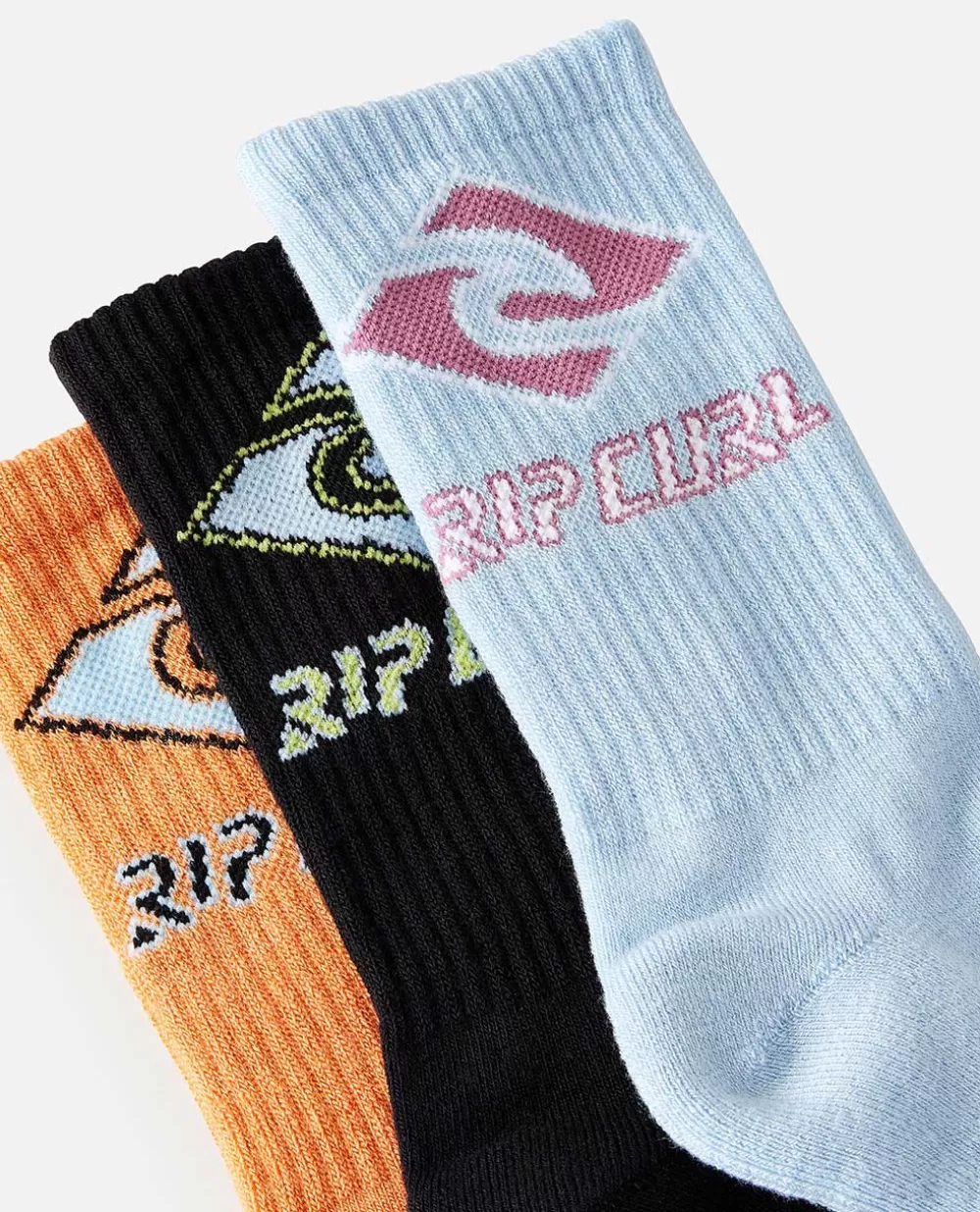 Rip Curl VESTUARIOPARA RAPAZ | Acessórios>Pack De 3 Meias De Cano Médio Diamond Para Rapaz