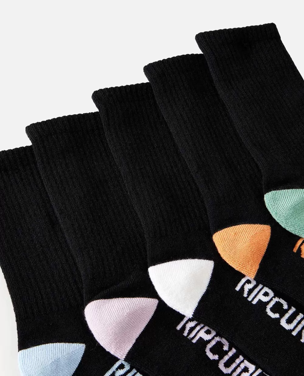 Rip Curl VESTUARIOPARA RAPAZ | Acessórios>Pack De 5 Meias De Cano Médio School Para Rapaz Multicolor