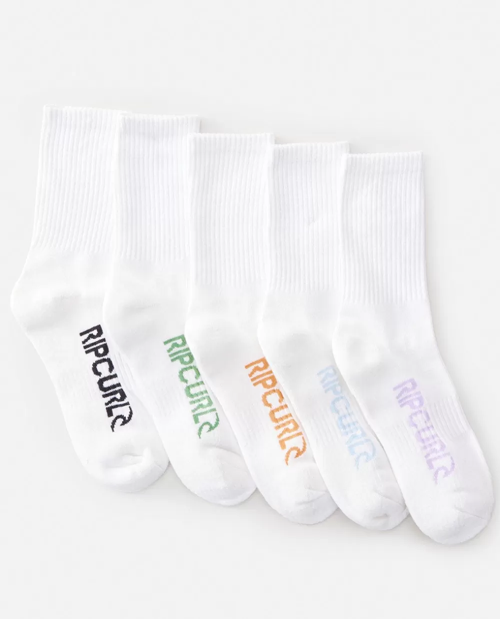 Rip Curl VESTUARIOPARA RAPAZ | Acessórios>Pack De 5 Meias De Cano Médio School Para Rapaz Multicolor