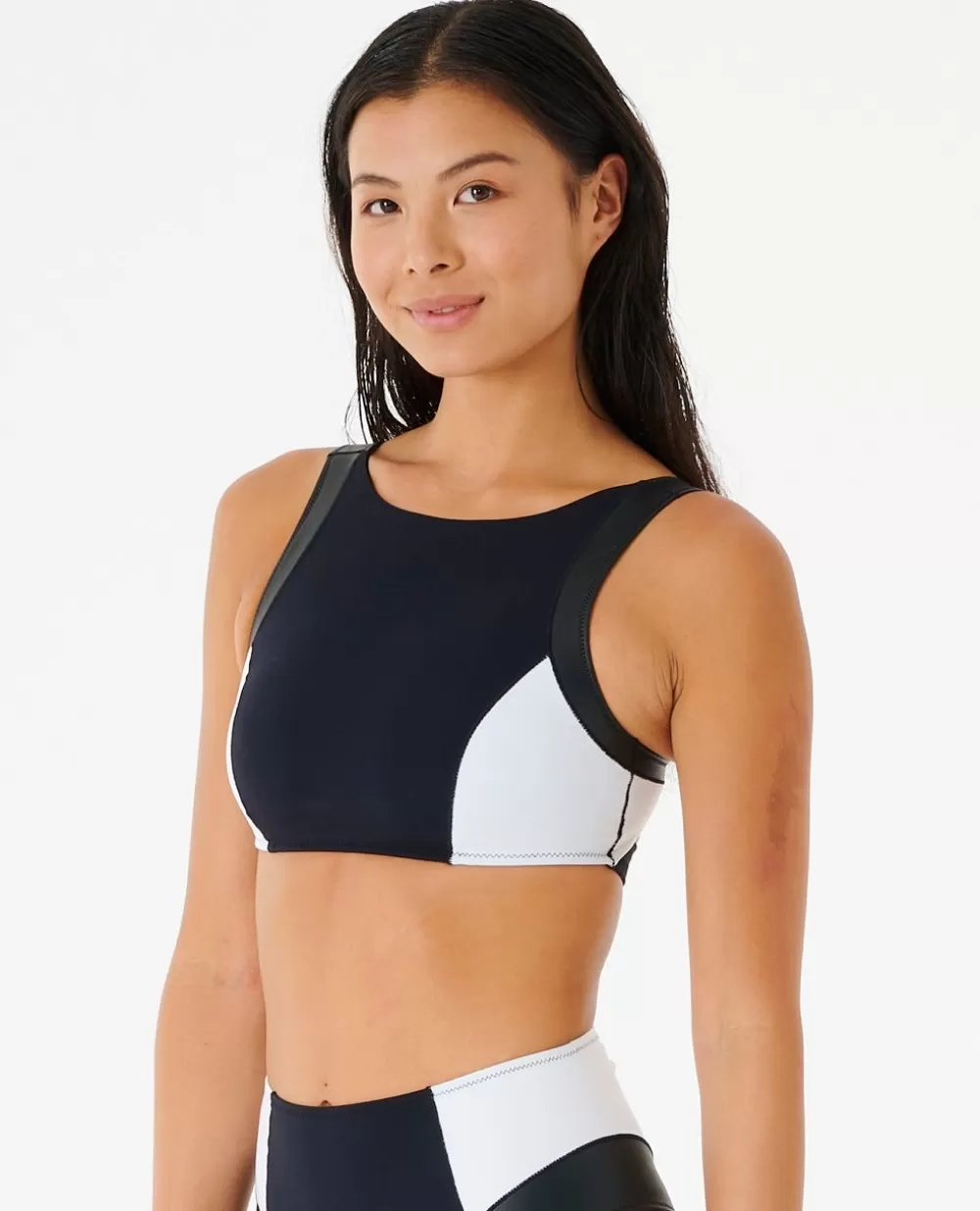 Rip Curl Vestuário ativo | FATOS DEBANHO>Parte De Cima De Biquíni Mirage Ultimate De Corte Alto White
