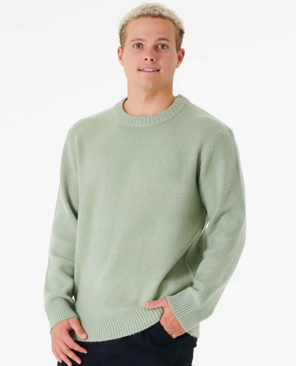 Rip Curl Camisolas com capuz e pulôvers | Quality Surf Products>Produtos De Qualidade Crew Em Velo Sage