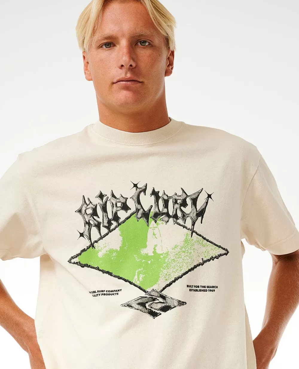 Rip Curl Vestuário | T-shirts e manga cava>Produtos De Surf De Qualidade T-shirt De Manga Curta Metal Core