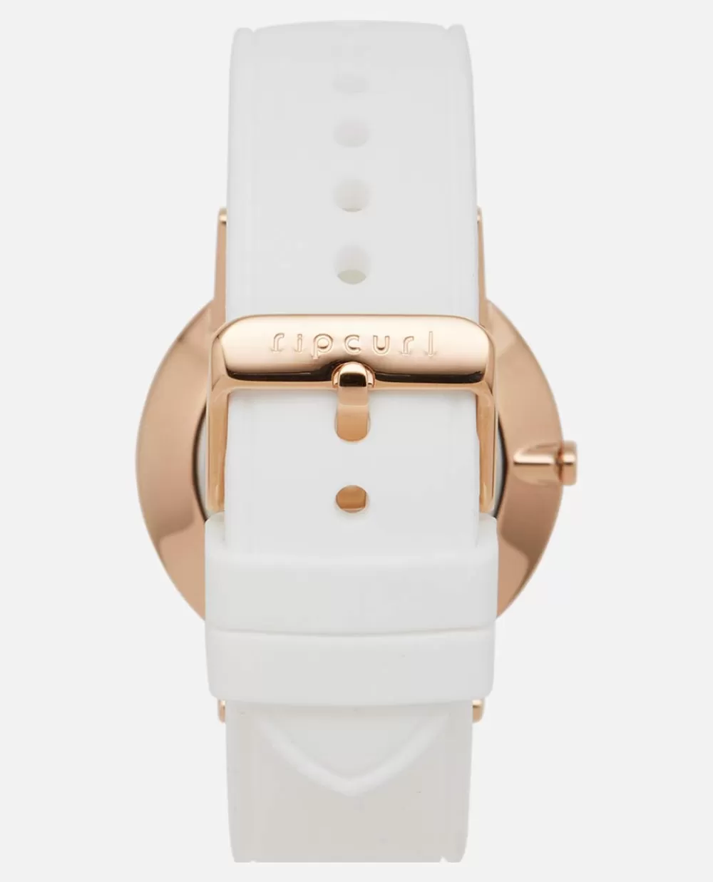 Rip Curl Relógios>Relógio Rosa Dourado Em Silicone Latch Solar White