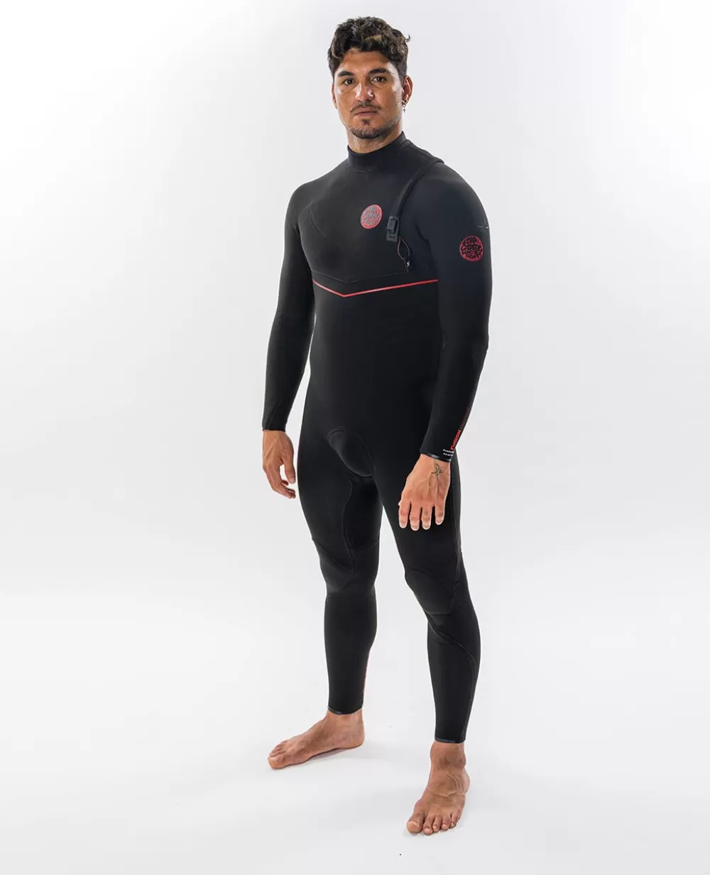 Rip Curl ROUPA DE MERGULHO | Fatos completos>Roupa De Mergulho Flashbomb Fusion 4/3 Sem Zíper Black