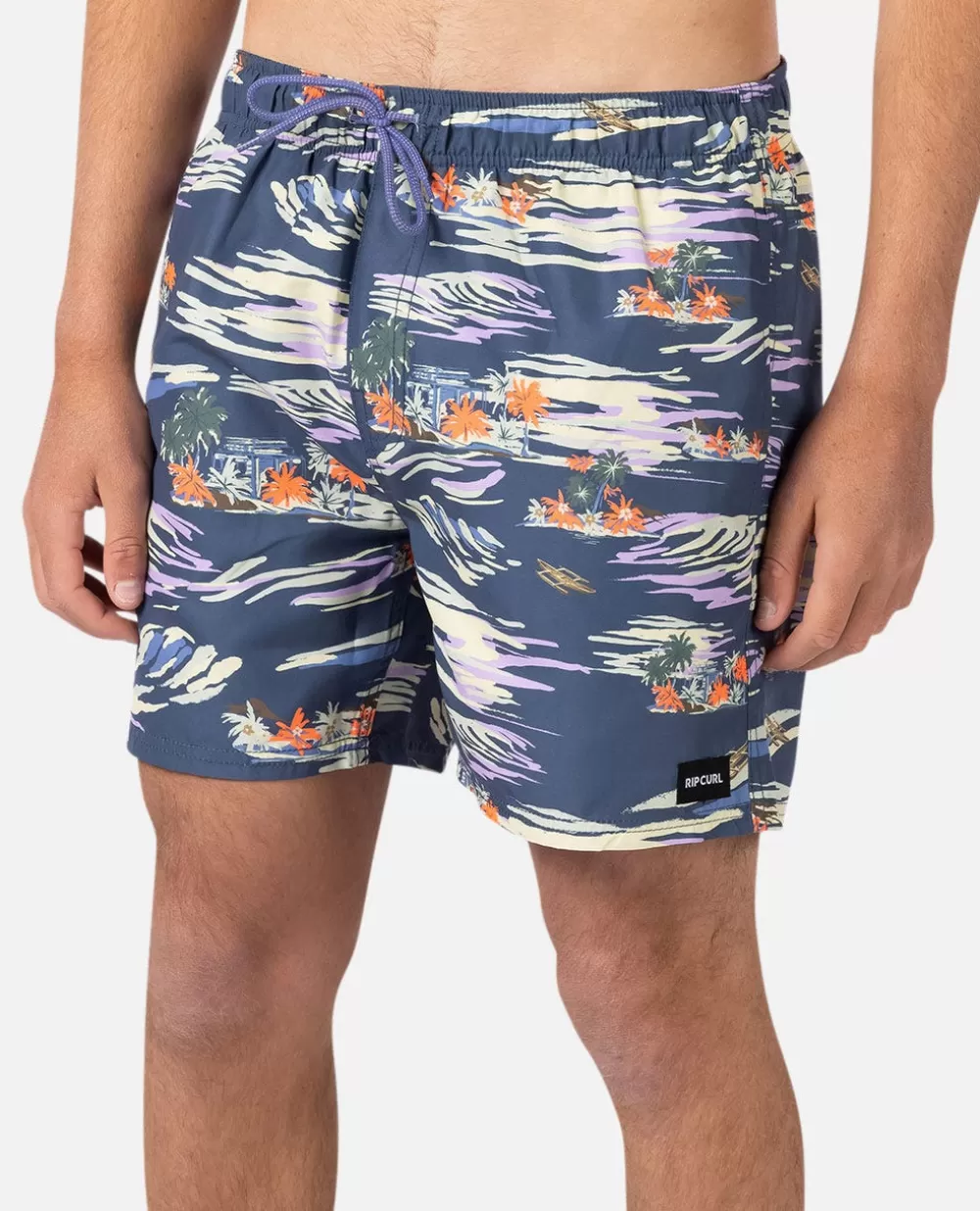 Rip Curl Vestuário | Calções de banho>Short De Vôlei Scenic 16" Washed Navy