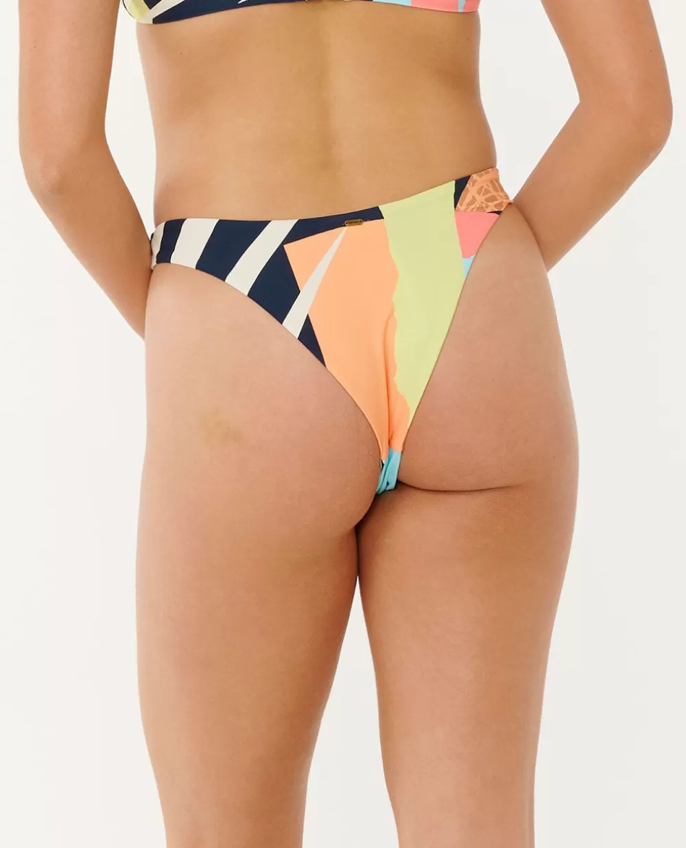 Rip Curl FATOS DEBANHO | Partes de baixo de biquínis>Sunny Point Hi Leg Brazilian Bikini Bottom Multico