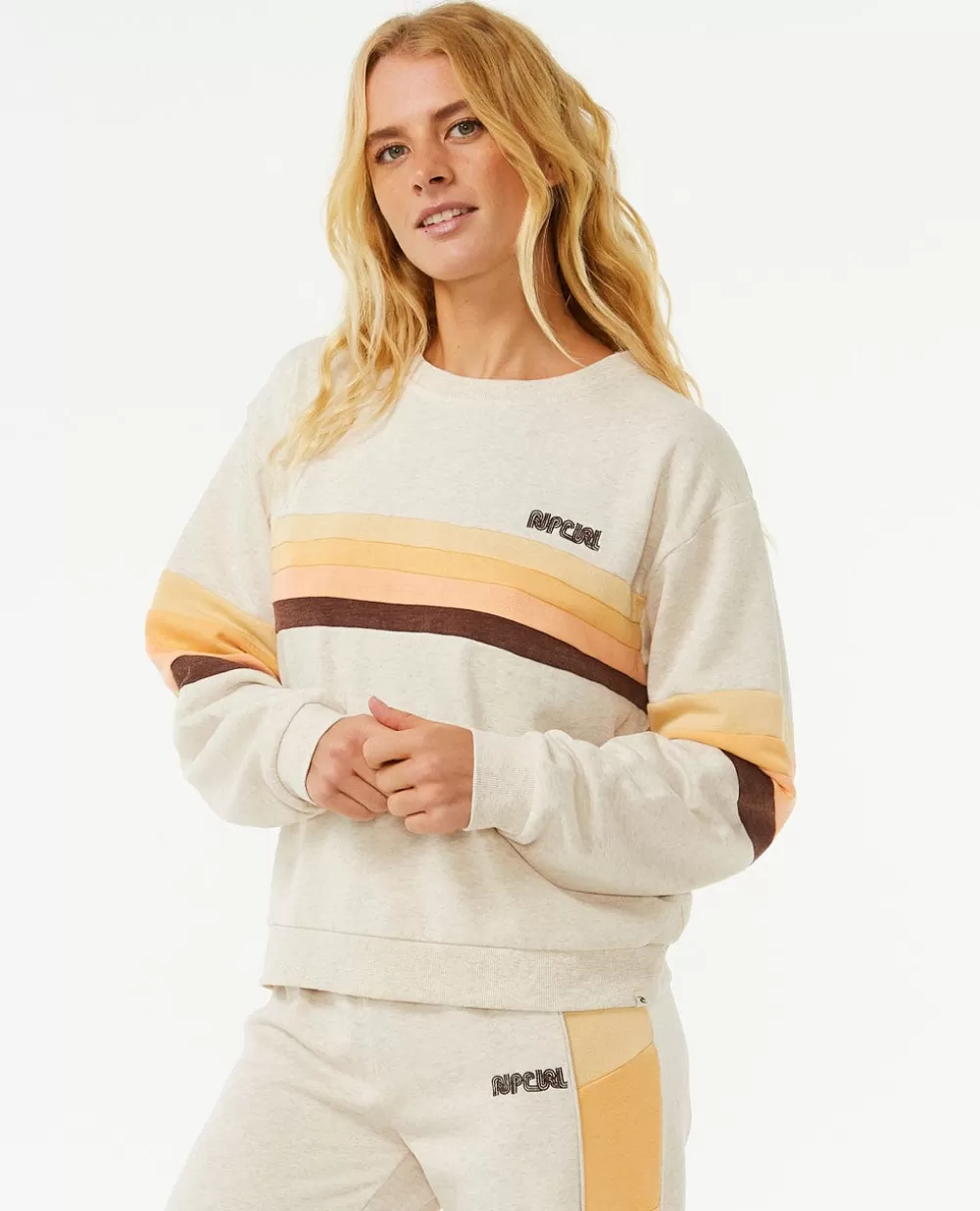 Rip Curl VESTUÁRIO | Camisolas com capuz e pulôveres>Sweatshirt Com Gola Redonda Surf Revival