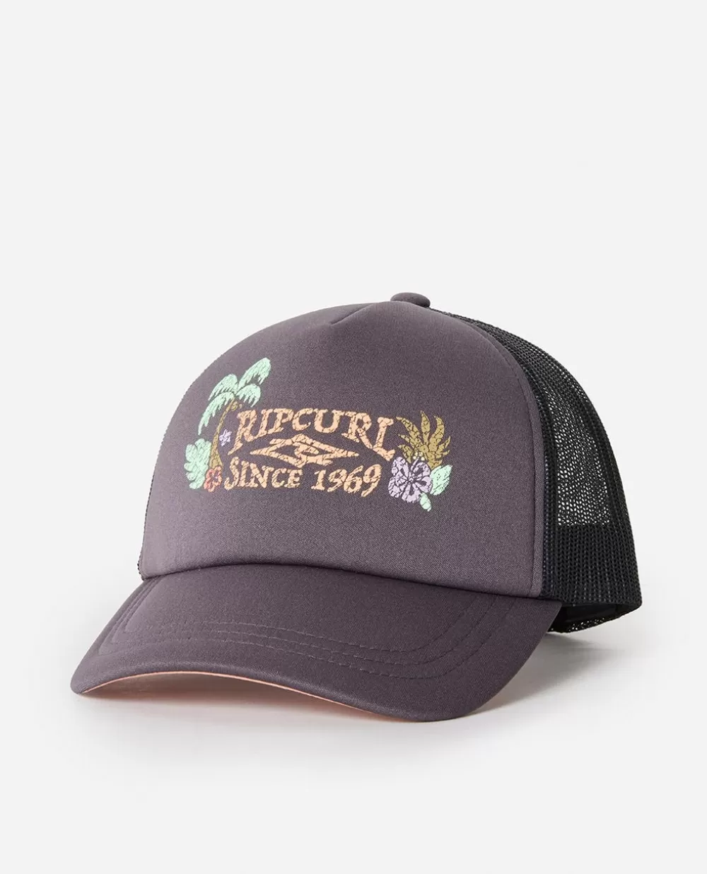 Rip Curl VESTUÁRIO | Chapéus e gorros>Tiki Tropics Desto Trucker Rip Curl Washed Black