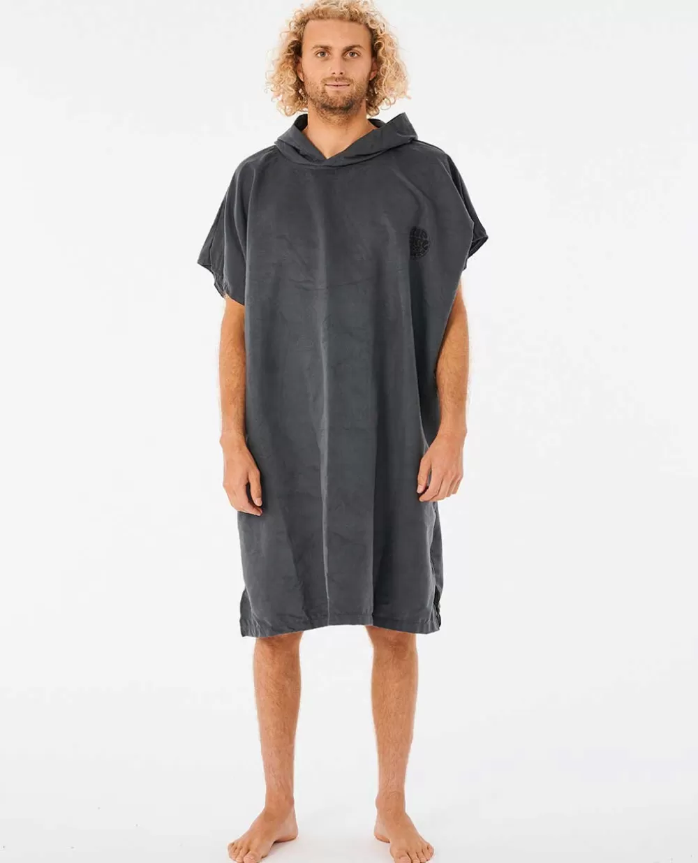 Rip Curl Equipamento | Toalhas e Ponchos>Toalha Com Capuz Embalável Surf Series Black