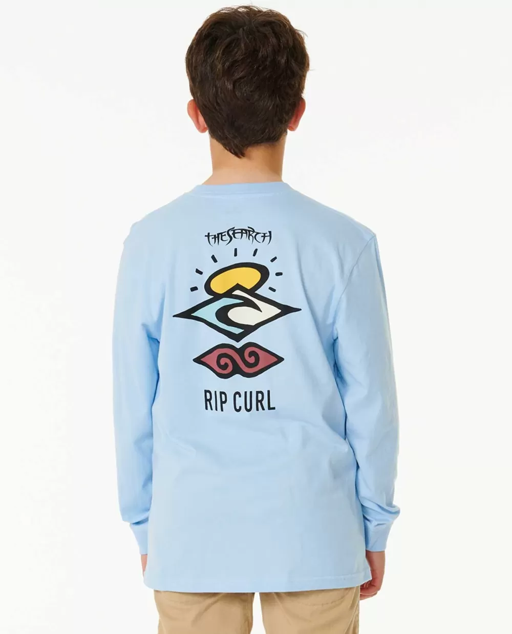 Rip Curl VESTUARIOPARA RAPAZ | Tops e t-shirts>T-shirt De Manga Comprida Search Icon Para Rapaz