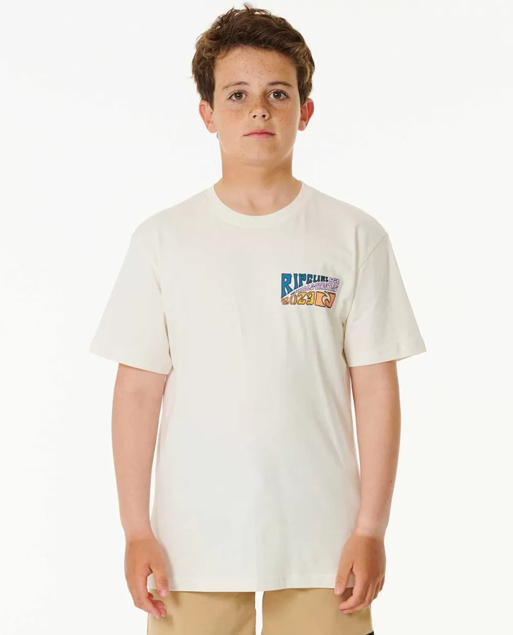 Rip Curl VESTUARIOPARA RAPAZ | Tops e t-shirts>T-shirt De Manga Curta 2023 Ripcurl WSL Finals Para Crianças