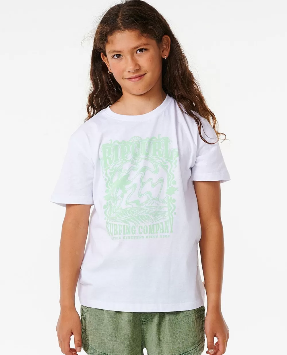 Rip Curl VESTUARIOPARARAPARIGA | Tops e t-shirts>T-shirt De Manga Curta Breeze Standard Menina Sky Blue