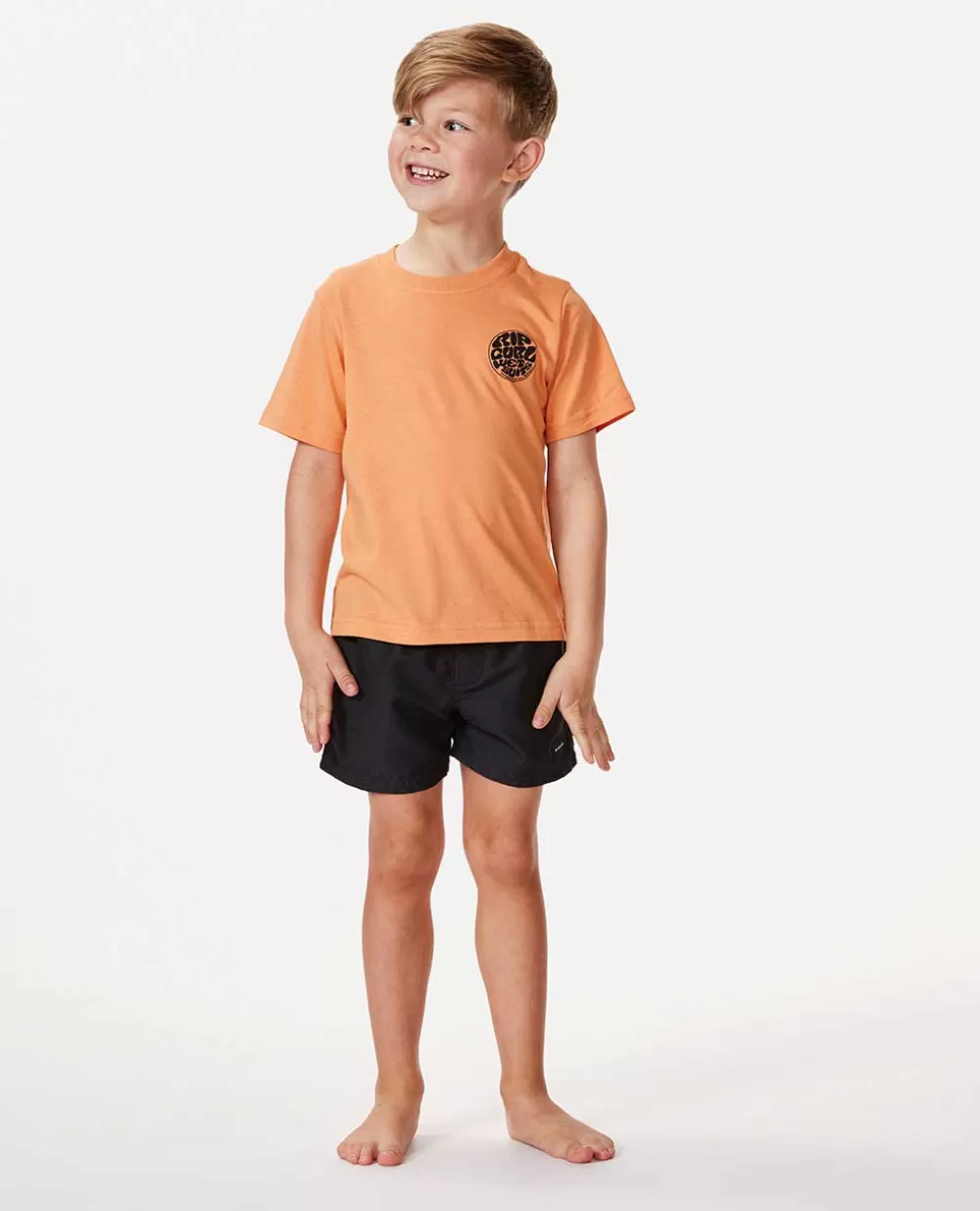 Rip Curl VESTUARIOPARA RAPAZ | Tops e t-shirts>T-shirt De Manga Curta Com ícone De Fato De Mergulho Rapaz Aqua