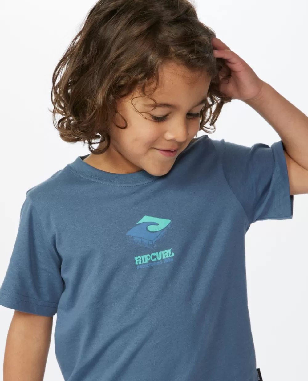 Rip Curl VESTUARIOPARA RAPAZ | Tops e t-shirts>T-shirt De Manga Curta Com Logótipo Mystic Waves Para Rapaz