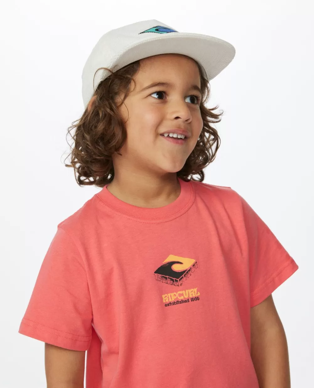 Rip Curl VESTUARIOPARA RAPAZ | Tops e t-shirts>T-shirt De Manga Curta Com Logótipo Mystic Waves Para Rapaz