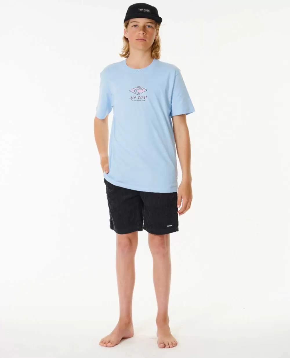 Rip Curl VESTUARIOPARA RAPAZ | Tops e t-shirts>T-shirt De Manga Curta Com Logótipo Pure Surf Para Rapaz