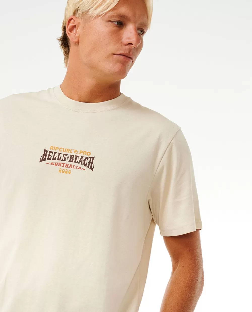 Rip Curl Vestuário | T-shirts e manga cava>T-shirt De Manga Curta Com Logótipo Pro Bells Beach 2024