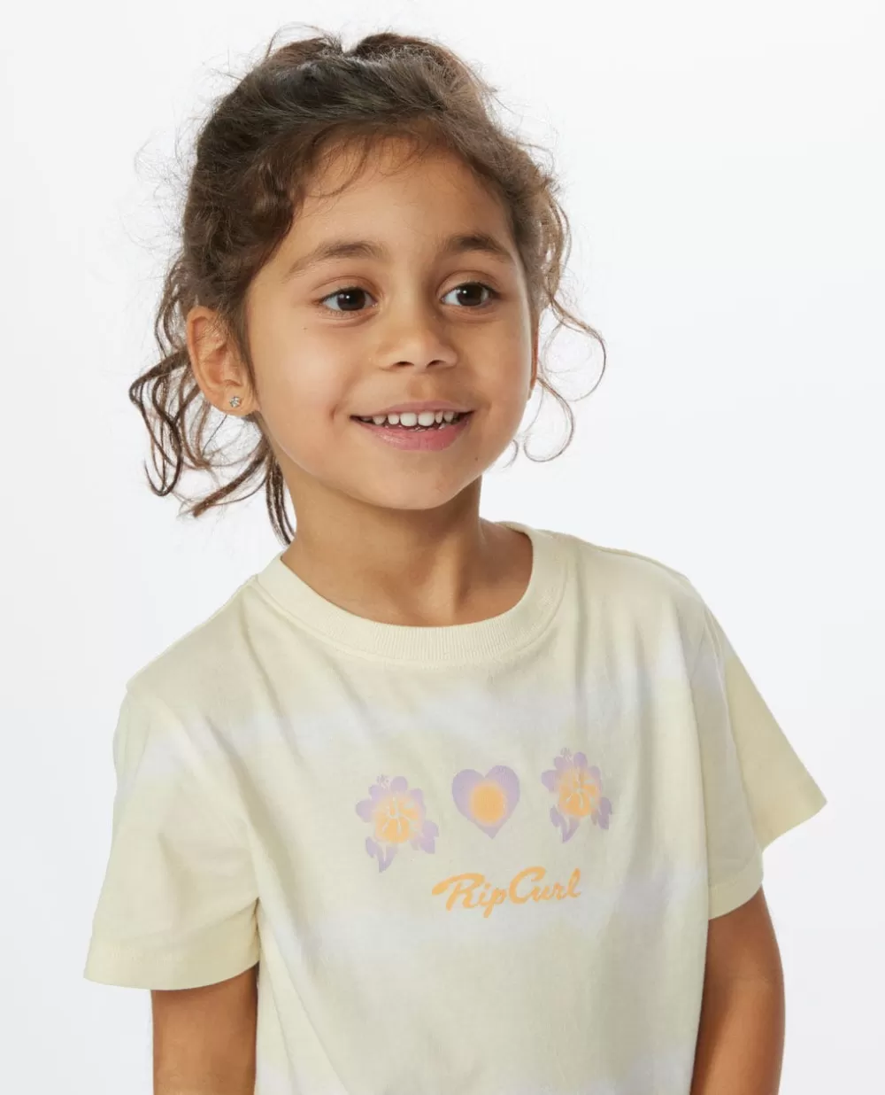 Rip Curl VESTUARIOPARARAPARIGA | Tops e t-shirts>T-shirt De Manga Curta Crystal Heart Tie Dye Menina 15