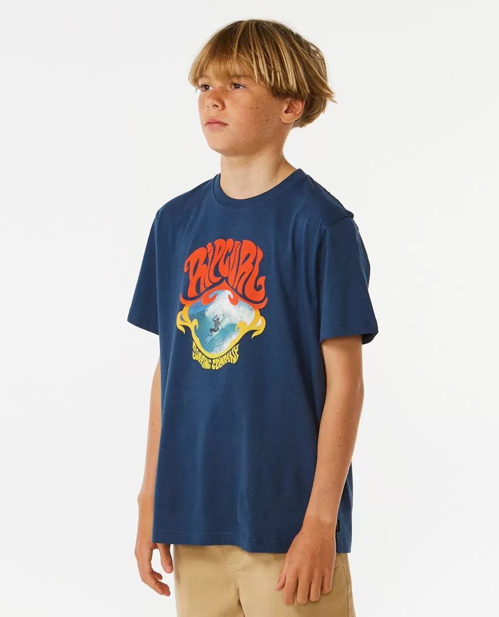 Rip Curl VESTUARIOPARA RAPAZ | Tops e t-shirts>T-shirt De Manga Curta De Ação Para Rapaz