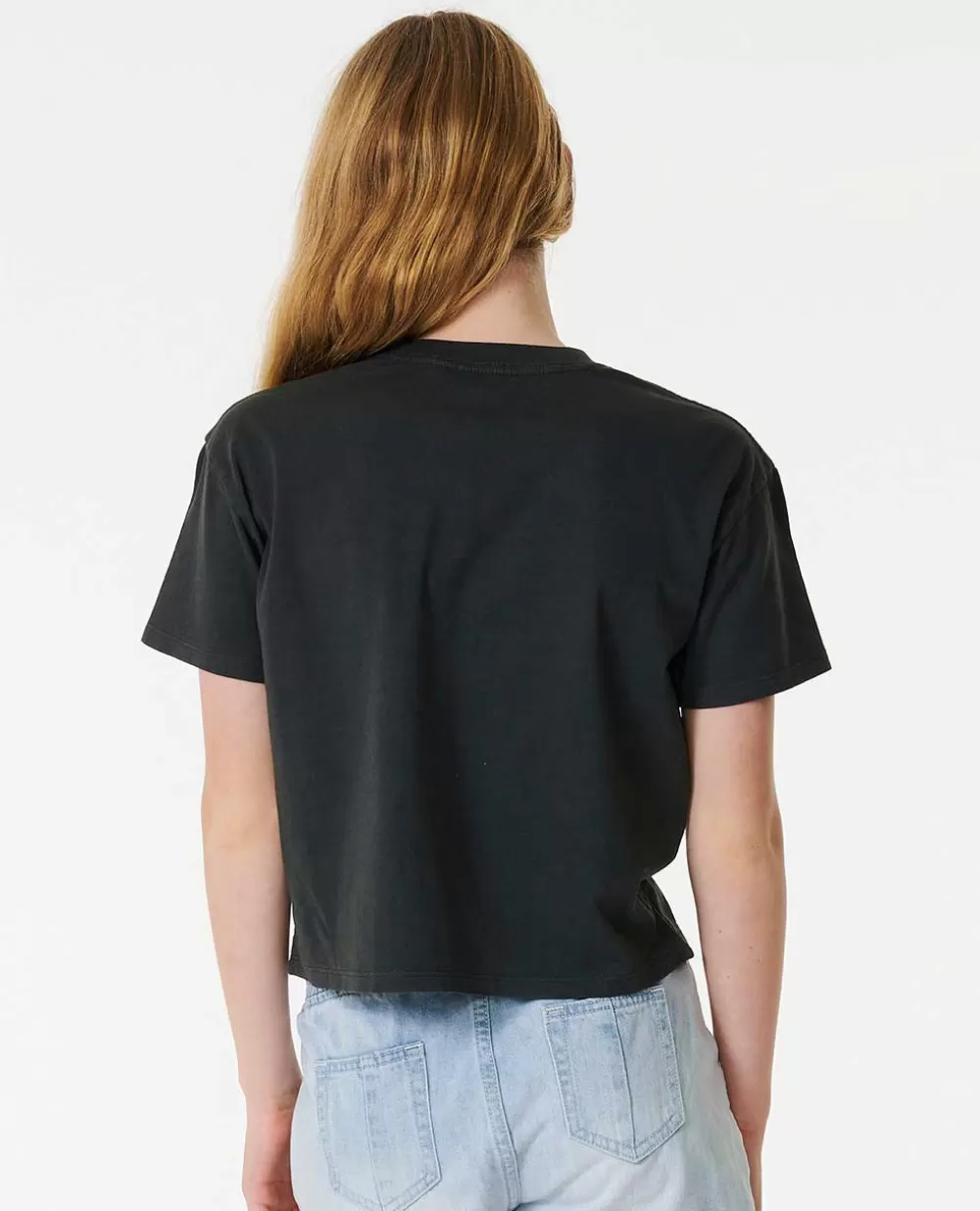 Rip Curl VESTUARIOPARARAPARIGA | Tops e t-shirts>T-shirt De Manga Curta Glow Heritage Crop Para Rapariga Light Brown