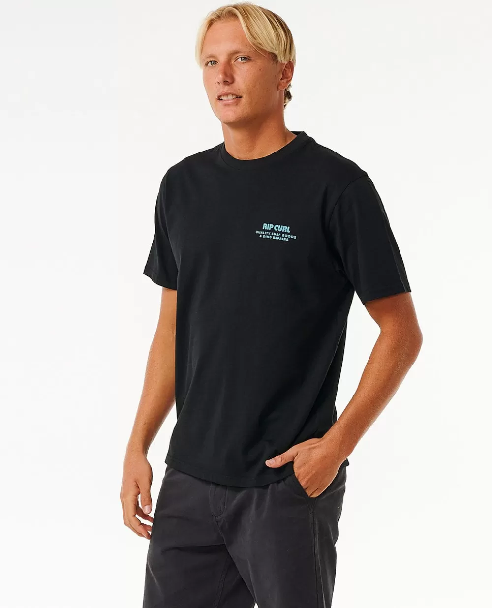 Rip Curl Vestuário | T-shirts e manga cava>T-shirt De Manga Curta Heritage Ding Repairs