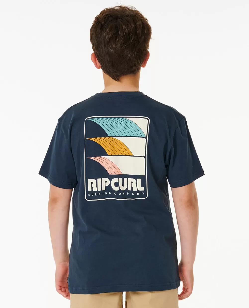 Rip Curl VESTUARIOPARA RAPAZ | Tops e t-shirts>T-shirt De Manga Curta Line-up Surf Revival Para Rapaz