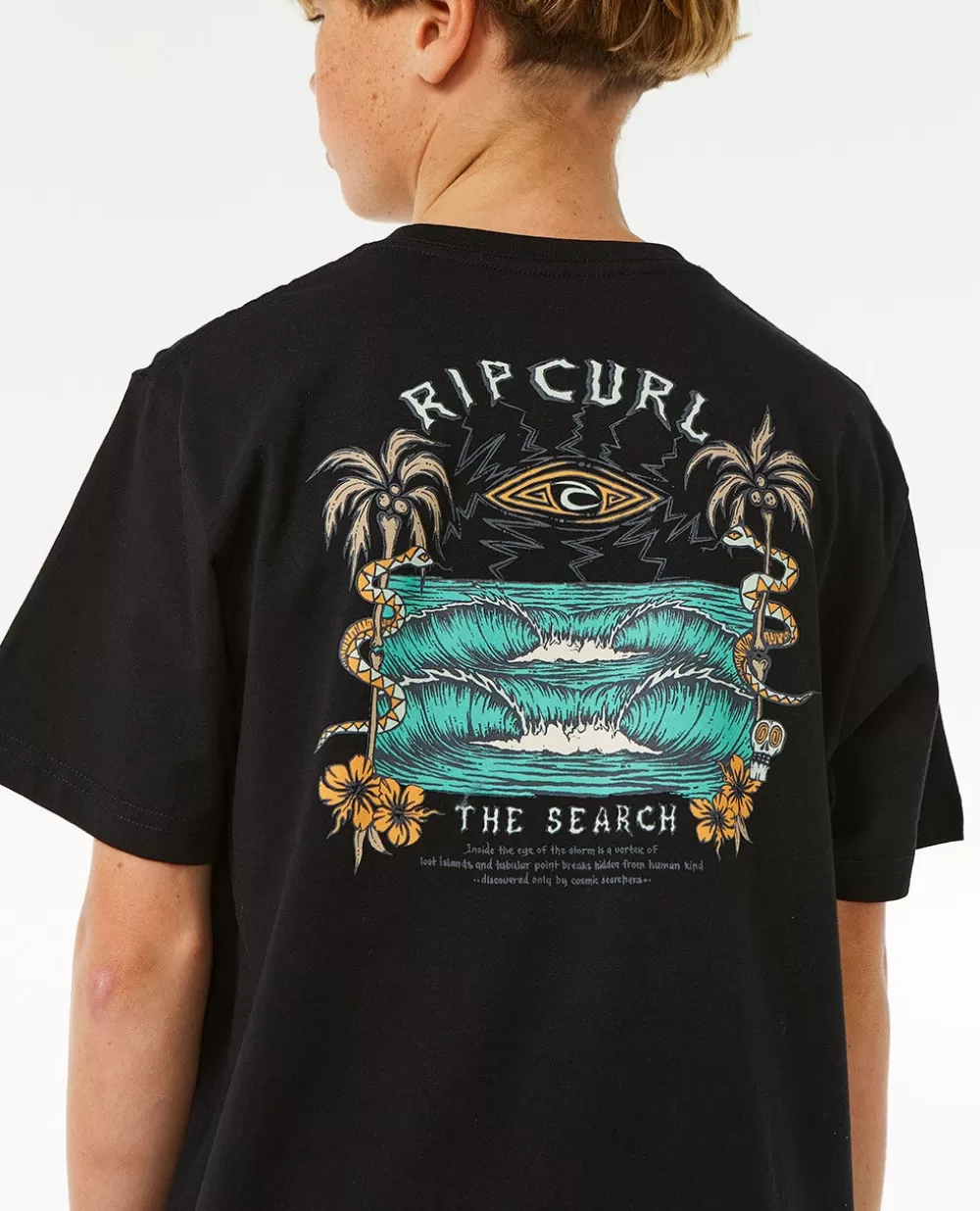 Rip Curl VESTUARIOPARA RAPAZ | Tops e t-shirts>T-shirt De Manga Curta Lost Islands Art Rapaz